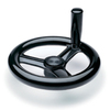 Handwheel with revolving handle Ø140 VR.140 FP+I